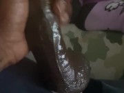 FUCKKKKK BBC COCK 😳 cockring sweet pre cum dripping before the big load PT 1 subscribe now WOW