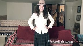 Brunette movie with fiery milady from We Are Hairy