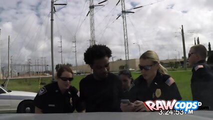 The MILF patrol is banging with a black criminal under the sun!