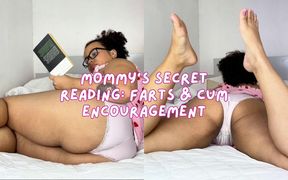 Stepmommy's Secret Reading: Farts & Cum Encouragement