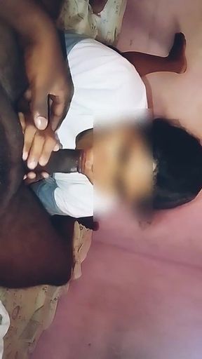 She Wears White Panty and Takes Her Stepsister in Her Mouth and Massages with Oil and Puts the Stuff on Her