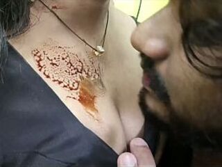 Romantic Chocolate Lick Foreplay - Face, Neck, Navel & Lips