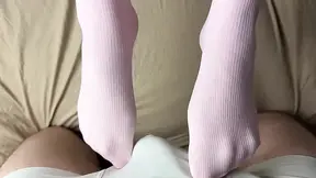 This Is Now Your Favorite Foot Fetish Video with Pink Socks