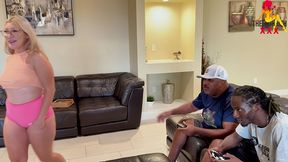 veronica cruz the squirting pie girl gets bbc threesome