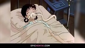 Wild lesbian hentai triangle