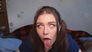 Today I caress my breasts and cum from anal masturbation