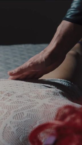 He ties me to the bed and makes me come with pussy-eating sex toys