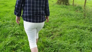 Alice - Casually peeing jeans while walking, then wetting the car seat ;)