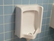 Johnholmesjunior flashing his hard cock in busy public vancouver park bathroom