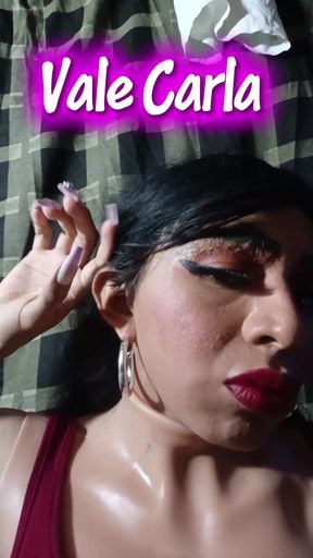 Mexican transvestite coming out of the closet