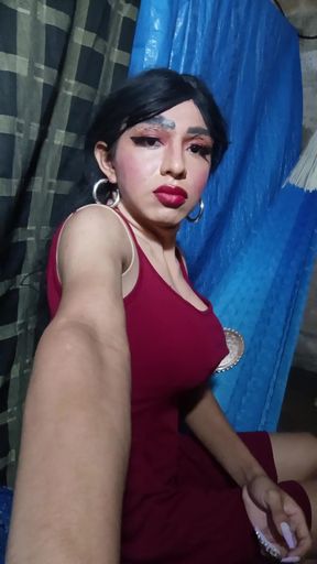 Mexican transvestite coming out of the closet