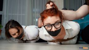 STRUGGLING OFFICE SIRENS: DOUBLE BONDAGE (HD)