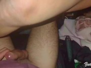 Flashing at the Pub: Barista Fucks Me Doggy with a Creamy End