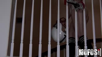 Kylie Quinn's Teen (18+) Amateur Loses Bet, Sucks Monster Cock POV