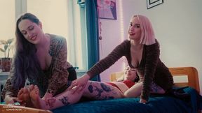 Bound Tickling by Two Dommes HD