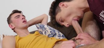 Adam Barnes Wakes Up to a Morning Blowjob