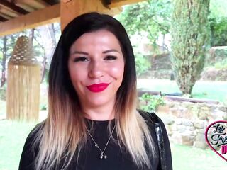 Nice-looking woman Gwen gets her twat pounded