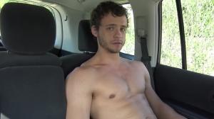 Str8chaser.com - American Nate Grimes handjob in car