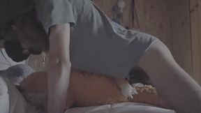 Plush fox love sucked dry by hungry cock