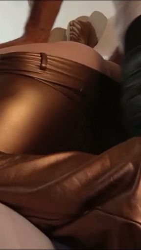 184 - French Slut, Fuck in Spandex Pants and Lace and Satin Lingerie, POV   Clip 2