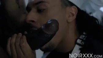 Big black cock fucks Armond Rizzo hard and deep