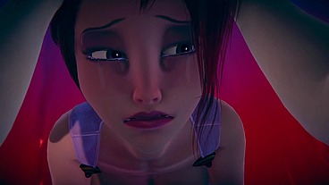 Megara Sucks Cock - Cartoon Parody
