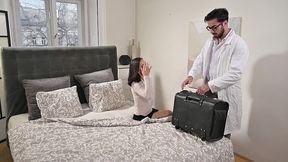 insatiable babe lucy mendez sweet talks her way into a fast paced dp threesome gp3486