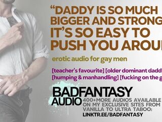 Wonderful Hunk Wrestles With His Self-Defence Instructor Dad [M4M] [Mature Master Dude Audio Roleplay]