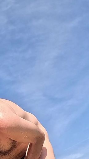 Hot Dilf Nude Beach Big Cock Showing off in the Dunes - Rockardglans