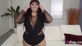 Big black cock satisfies starved BBW Vicky's every need!