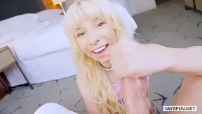 Tiny Titted, Blond Teen 18+ Is Bouncing Up And Down Whilst Riding Her Stepbrothers Emo Hard Penis