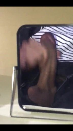 Cumming in the Mirror #09