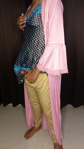 Indian crossdress very hot ad saxy lagging