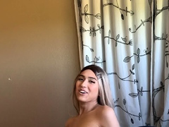 Jerking off shemale tranny solo play