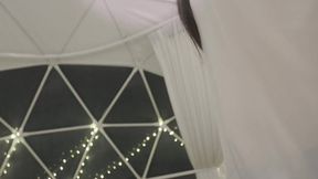 Intimate moments under the snow