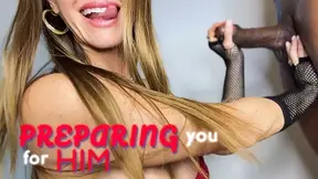 Preparing You for Him: Femdom Lord Maria and MontrealBBC feature in ultimate make me bi femdom POV clip