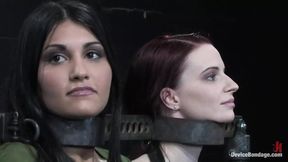 Three Models Suffer on Their Knees Live, Part 1