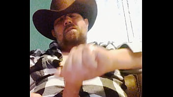 COWBOY MILKING HIS COCK