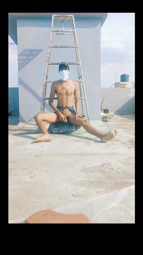 Terrace Garden Nude Men Cum