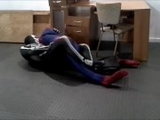 finned skeleton verses spiderman