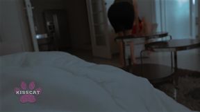 accident cum inside while two step sisters share room with step brother - kisscat x foxy dreams