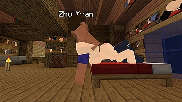 The Jenny Mod Fapcraft Fucking Zhu Yuan from Zenloss Zone Zero in the pussy and tits and in Minecraft