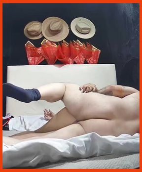 Mature Latin Woman Screams When She Feels My Cock Entering Her Huge Ass