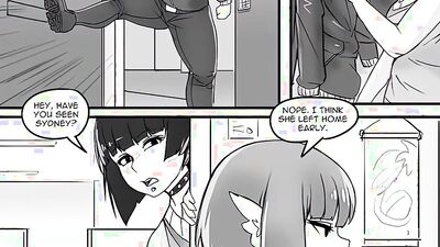 Watch these kinky chubby babes with huge tits stuffing their mouths with food in this exclusive cartoon with a twist!