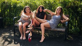 Louboutin So Kate 120 vs Le Silla: 3 Girls Fight Over Their Luxury Heels… Until One Pair Gets Thrown Into a Dirty Trash Bin