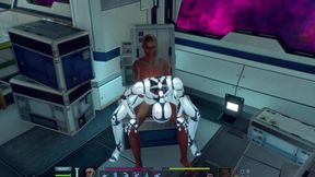 Cyborg chick gets pounded by BBC