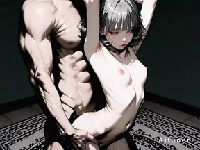 ai-gen.0021 an Alluring Body Meets the Mystery of Night? Art and Desire Intertwined.