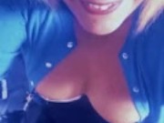 faggot shoes off her tits