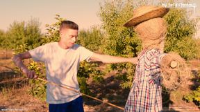 sex with Scarecrow: Young Farmer's Forbidden Fantasy