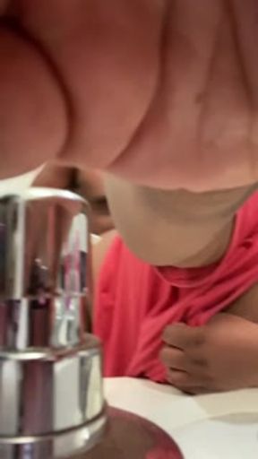 We love to start the morning with a bathroom quickie